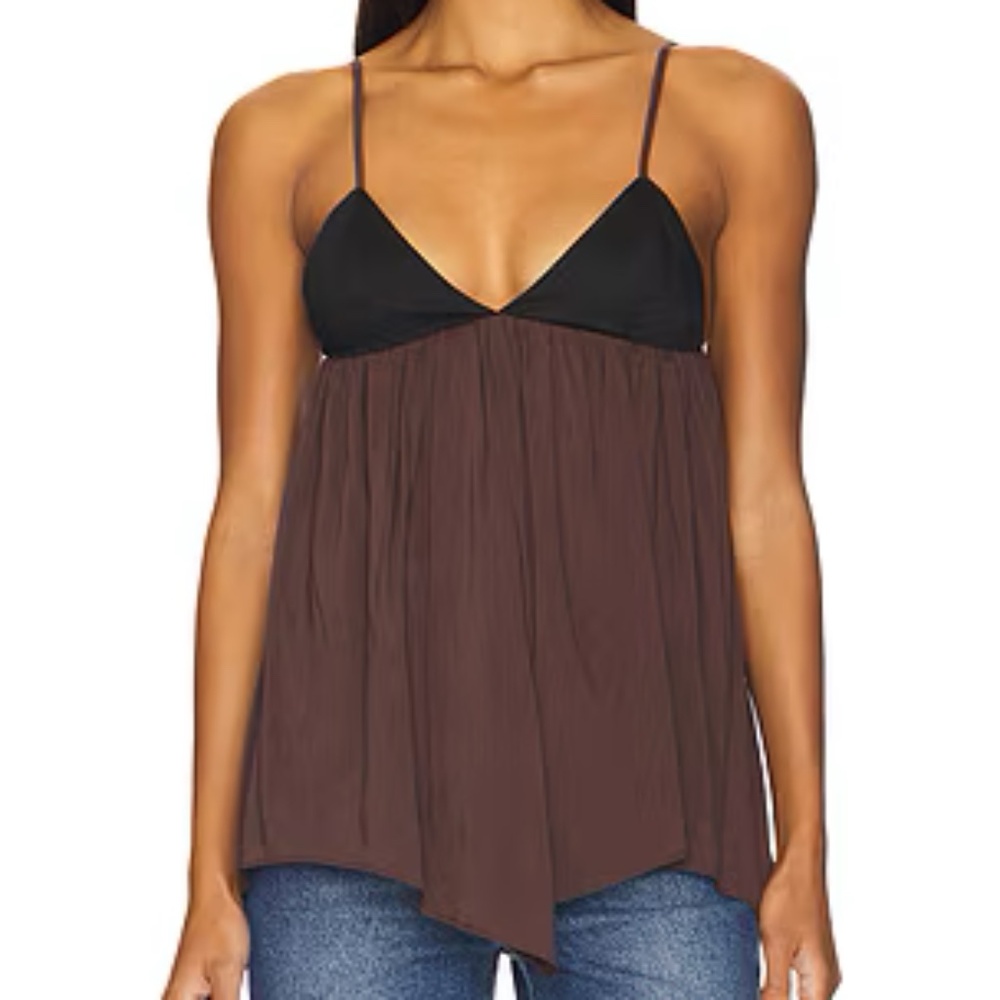 NWT WeWoreWhat Flowy Triangle Cami - L